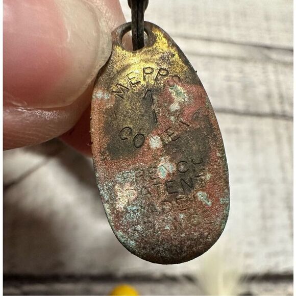 Vintage Mepps France Comet Minnow Inline Spinner Crankbait Lure France - Picture 2 of 3